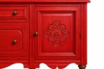 کنسول چوبی کلاسیک - قرمز - Image 4