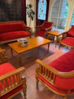 ست مبلمان هفت‌نفره تمام خراطی