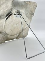 آینه ققنوس قلمکار مسی با آبکاری قلع - Image 2